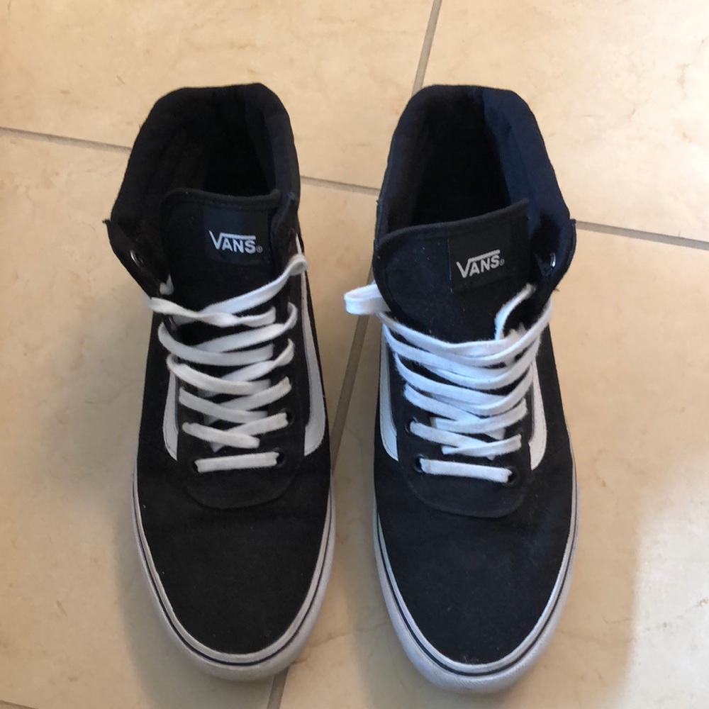 Black high top vans